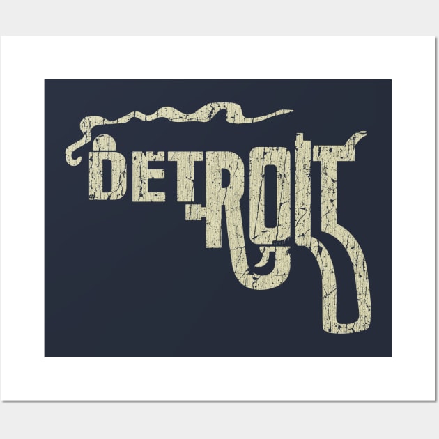 Detroit Smoking Gun Wall Art by JCD666